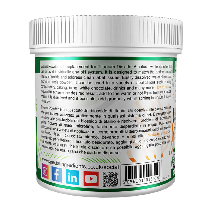 Everest Powder - Titanium Dioxide Alternative 10kg - Special Ingredients