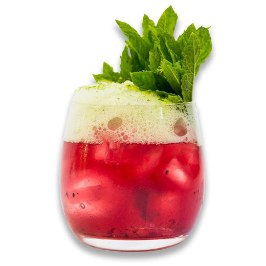 Blueberry Moscow Mule Recipe Made Using Special Ingredients Crackle Crystals and Lecithin Powder