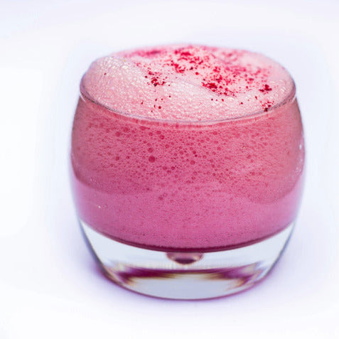 A glass of light, airy rose air, made with Special Ingredients Ltd 