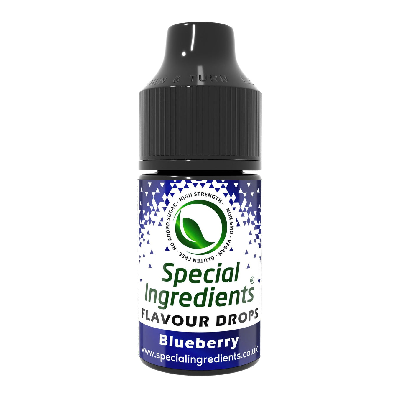 Blueberry food flavouring drops collection by Special Ingredients concentrated sweet berry flavour for muffins cheesecakes drinks smoothies