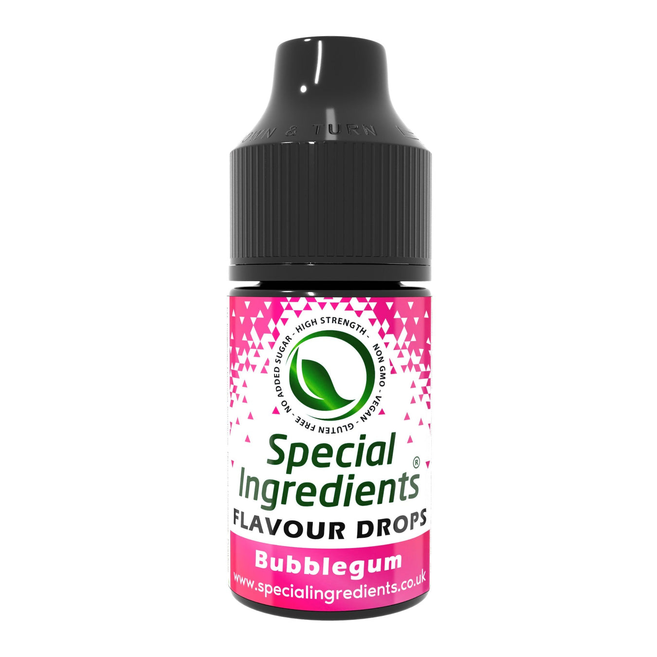 Bubblegum food flavouring drops collection by Special Ingredients sweet candy flavour for cakes cupcakes drinks milkshakes