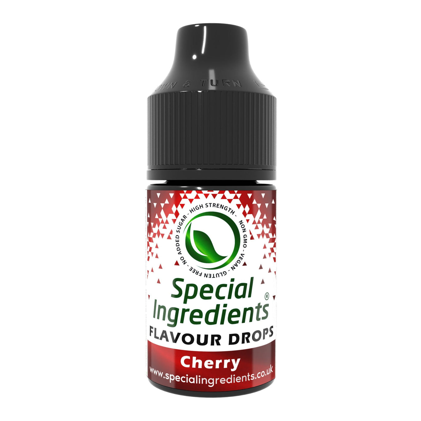 Cherry food flavouring drops collection by Special Ingredients sweet bold cherry flavour for baking desserts drinks cocktails confectionery