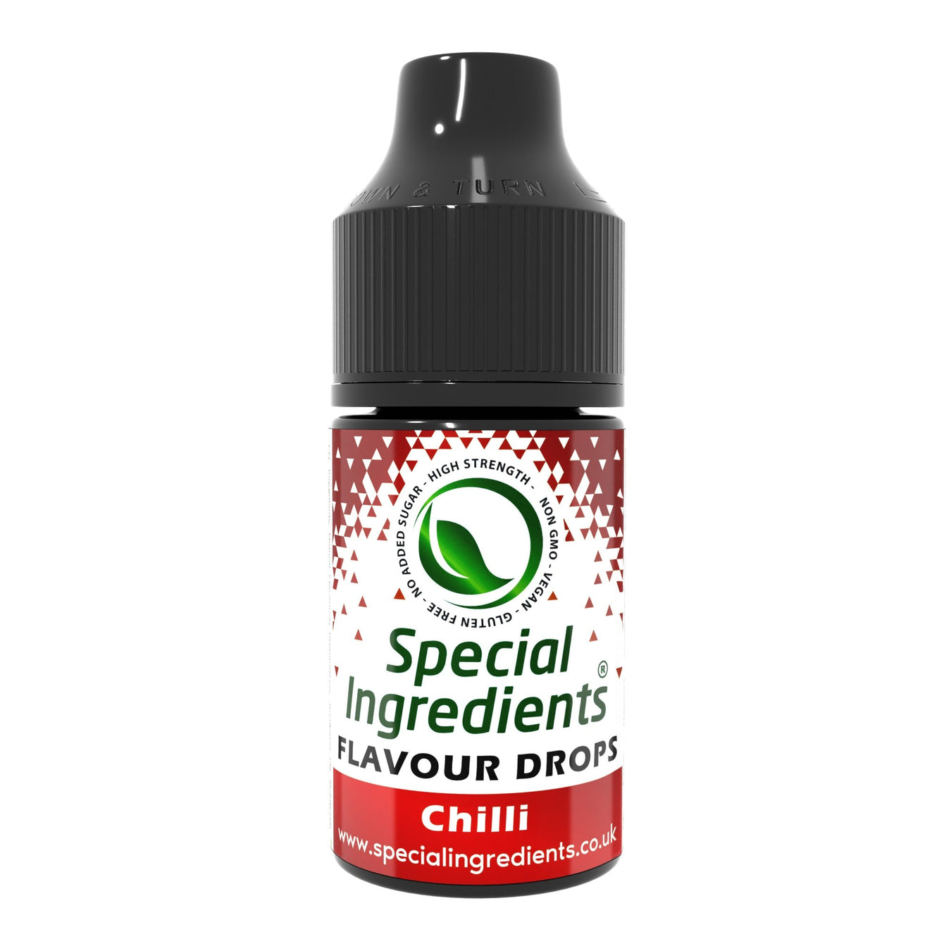 Chilli food flavouring drops collection by Special Ingredients concentrated fiery chilli heat flavour for cooking sauces marinades savoury dishes drinks
