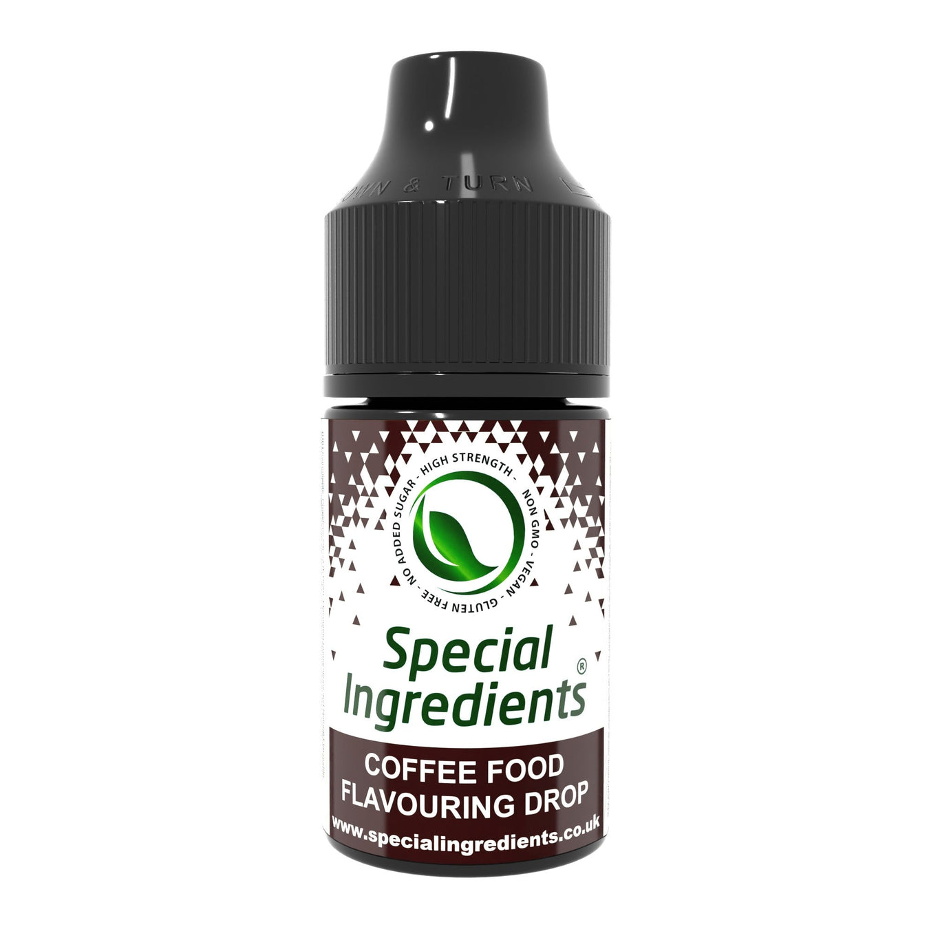 Coffee food flavouring drops collection by Special Ingredients rich roasted coffee flavour for baking desserts drinks milkshakes cocktails ice cream