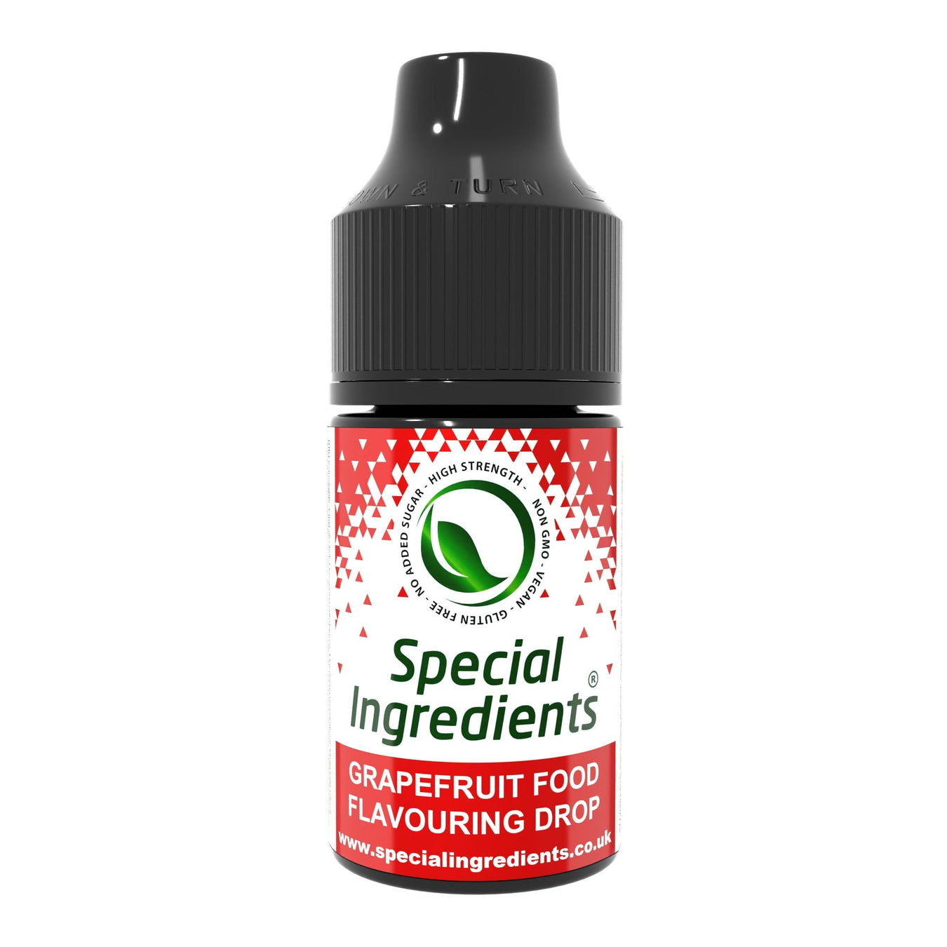 Grapefruit food flavouring drops collection by Special Ingredients zesty bitter sweet citrus flavour for cocktails drinks desserts baking sauces smoothies