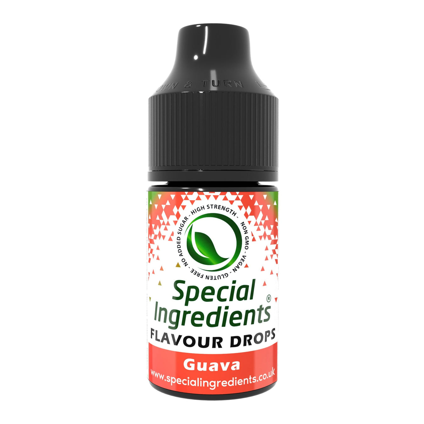 Guava food flavouring drops collection by Special Ingredients tropical sweet tangy guava flavour for drinks smoothies desserts baking cocktails ice cream