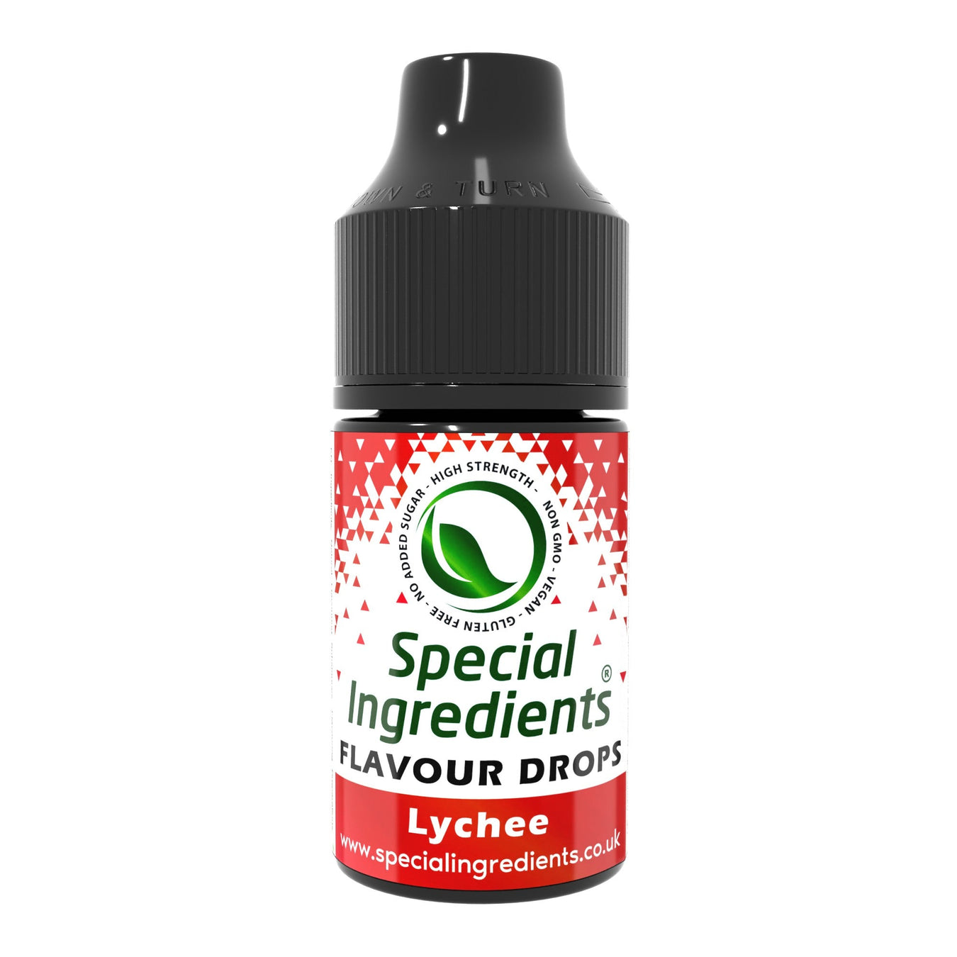 Lychee food flavouring drops collection by Special Ingredients sweet floral tropical lychee flavour for drinks cocktails desserts baking sorbets confectionery