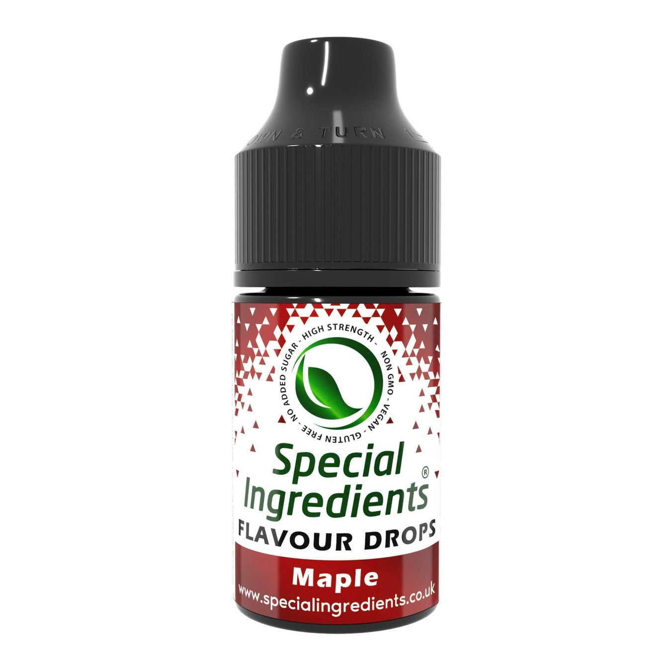 Maple food flavouring drops collection by Special Ingredients rich maple syrup flavour for baking coffee desserts waffles pancakes milkshakes pastries