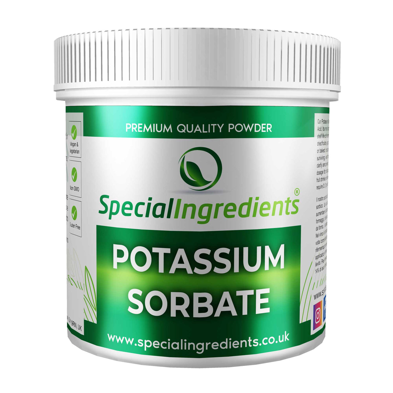 Potassium Sorbate - Special Ingredients