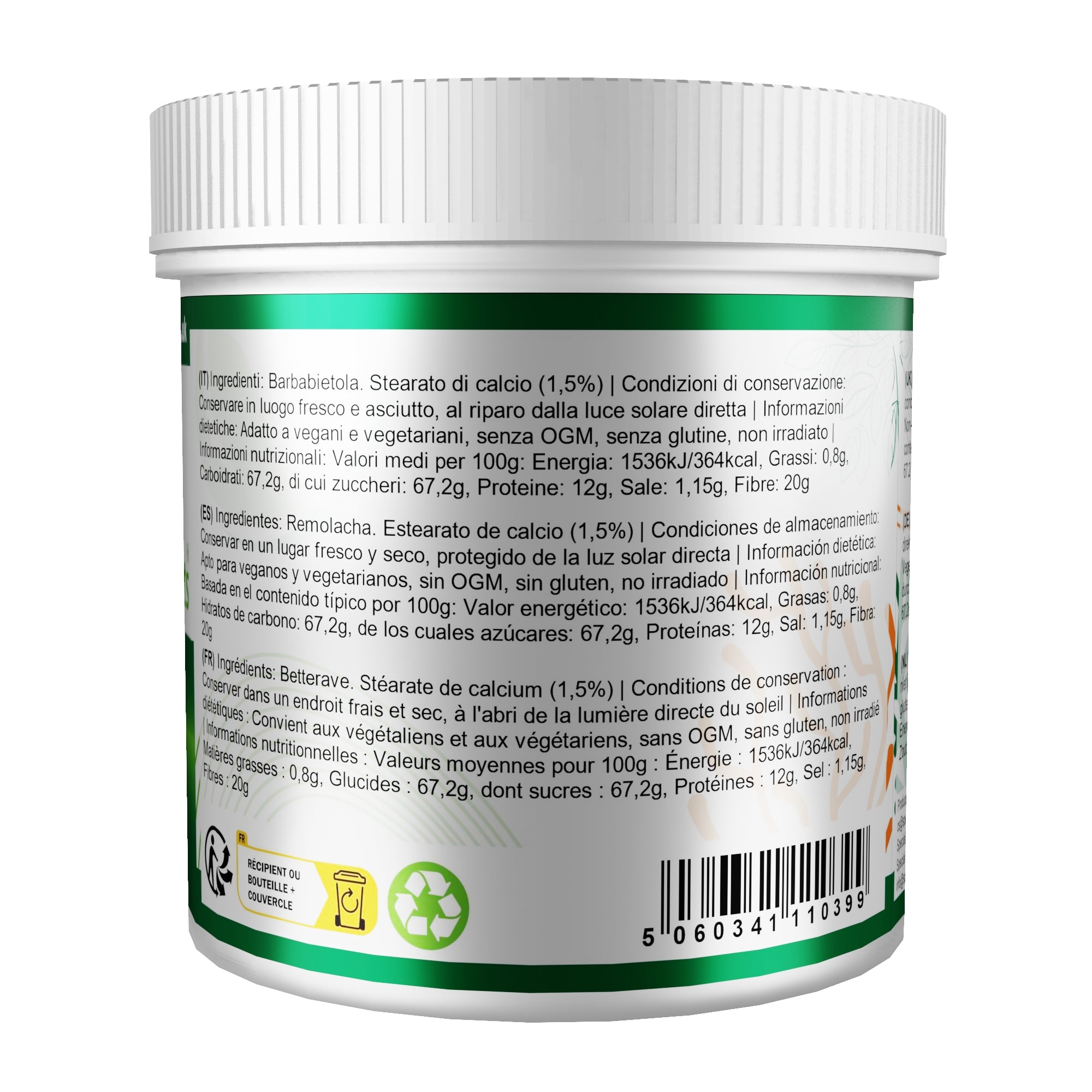 Special Ingredients Beetroot Powder for use in Orange Glass recipe