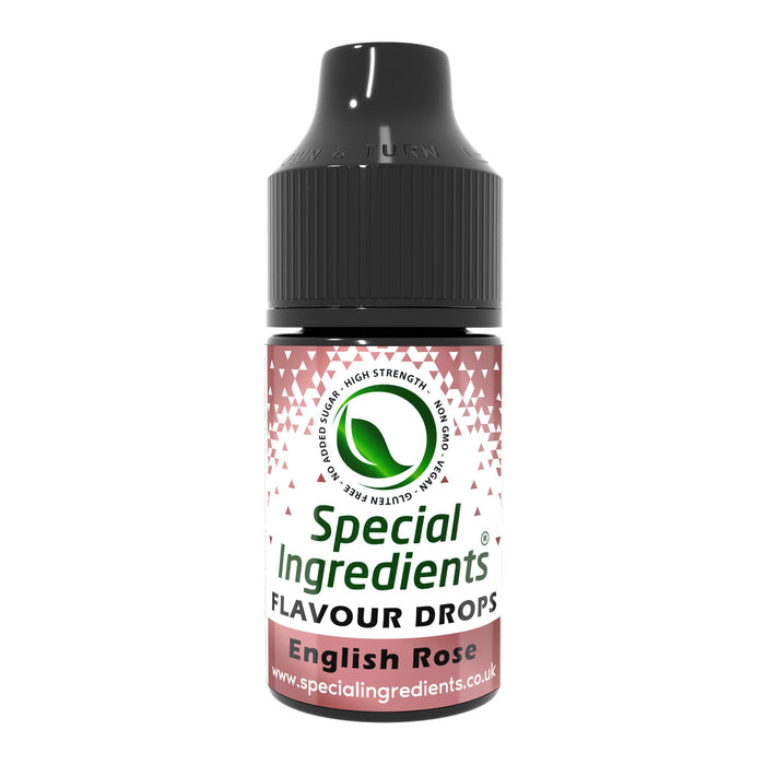 English Rose Food Flavouring Drops 30ml