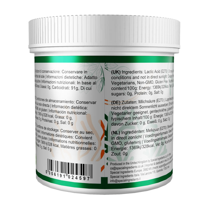 Lactic Acid Powder ( Vegan friendly ) 100kg