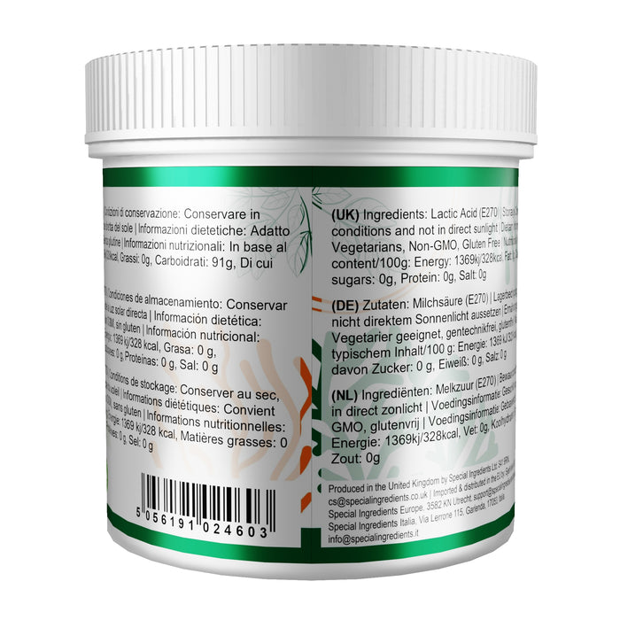 Lactic Acid Powder ( Vegan friendly ) 250kg