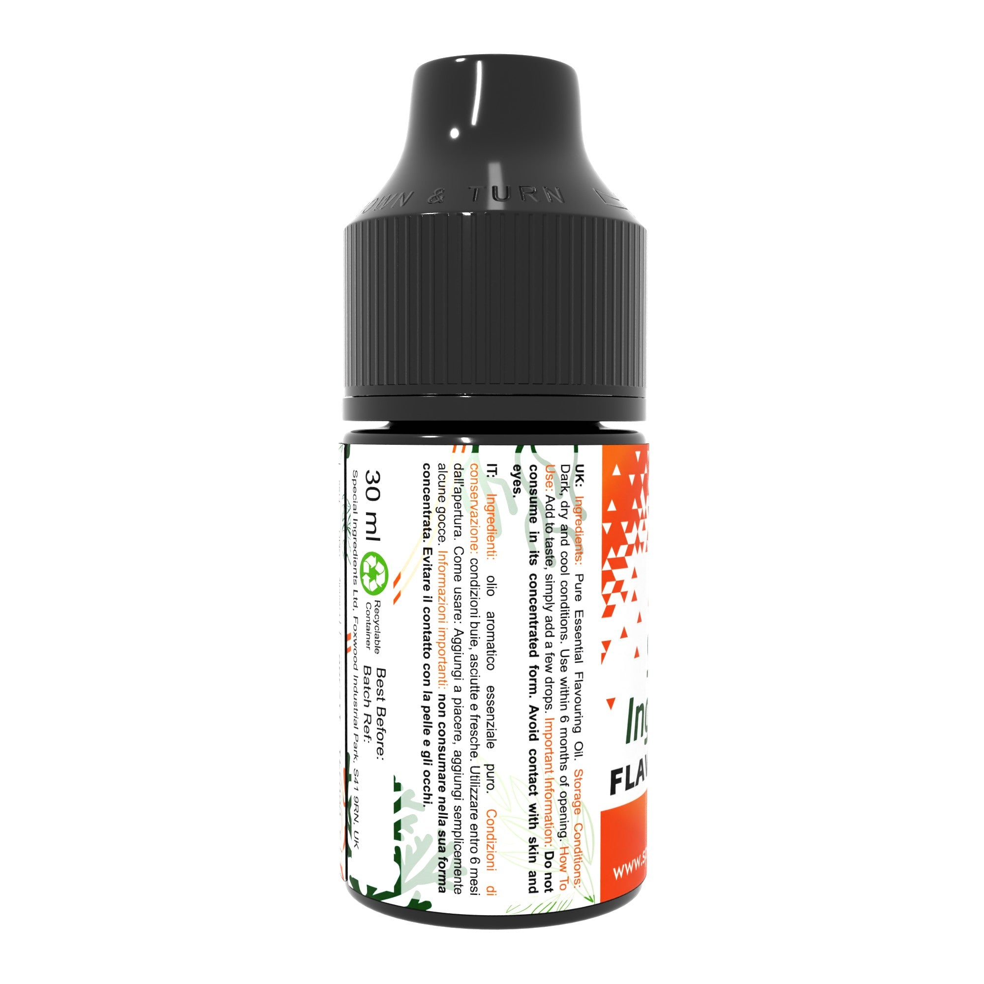 Orange Food Flavouring Oils 30ml (2)