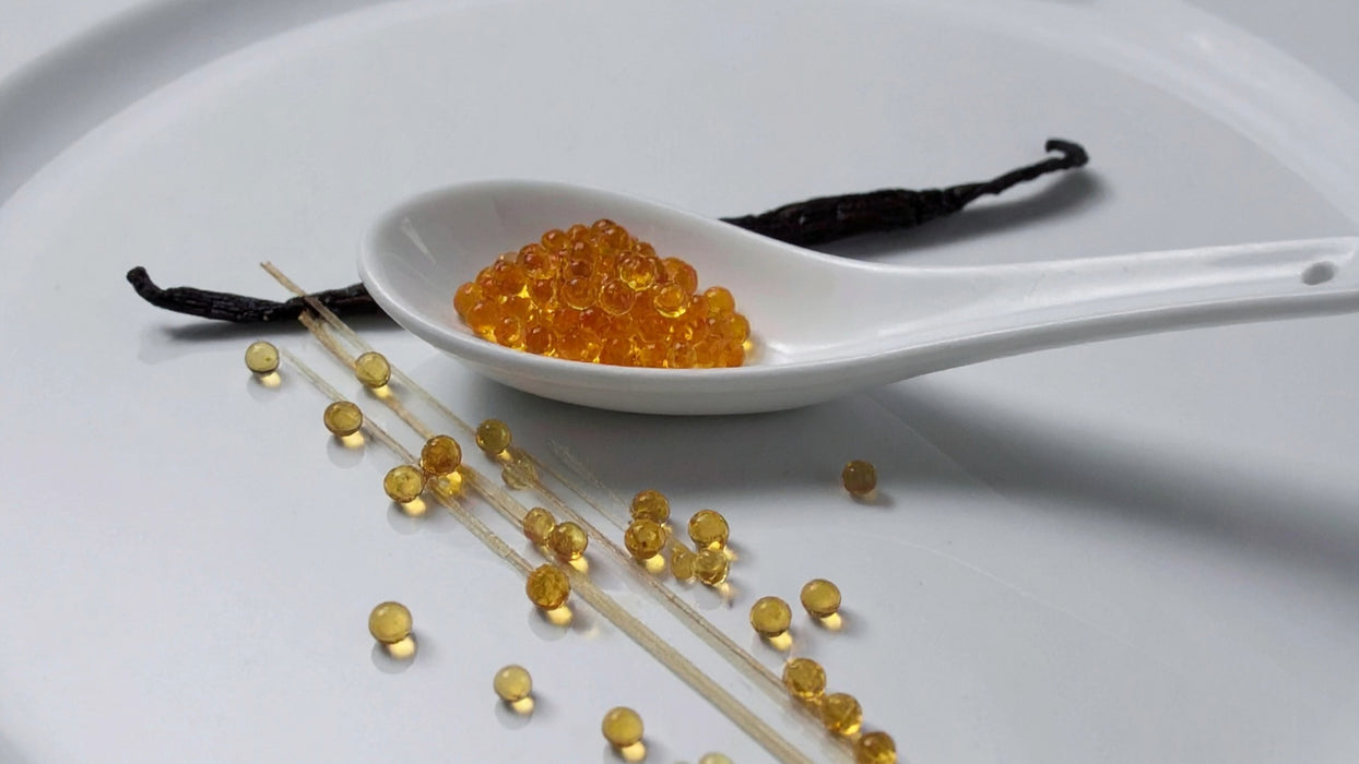 Vanilla pod is the whole cured bean that you split and scrape for pure vanilla flavour, while vanilla extract is a liquid made by soaking vanilla pods in alcohol and water to pull out their flavour—so they’re related but not the same.