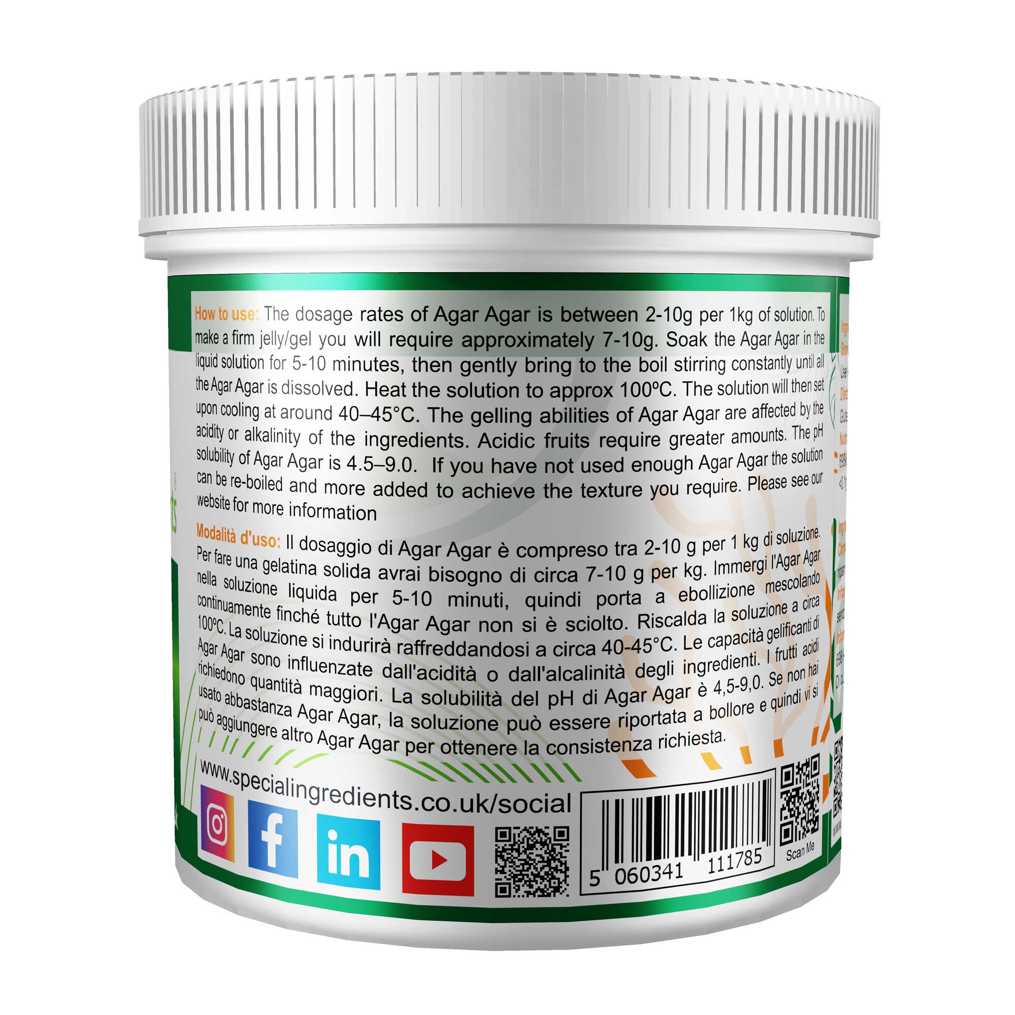 Agar Agar Powder 100g - Special Ingredients