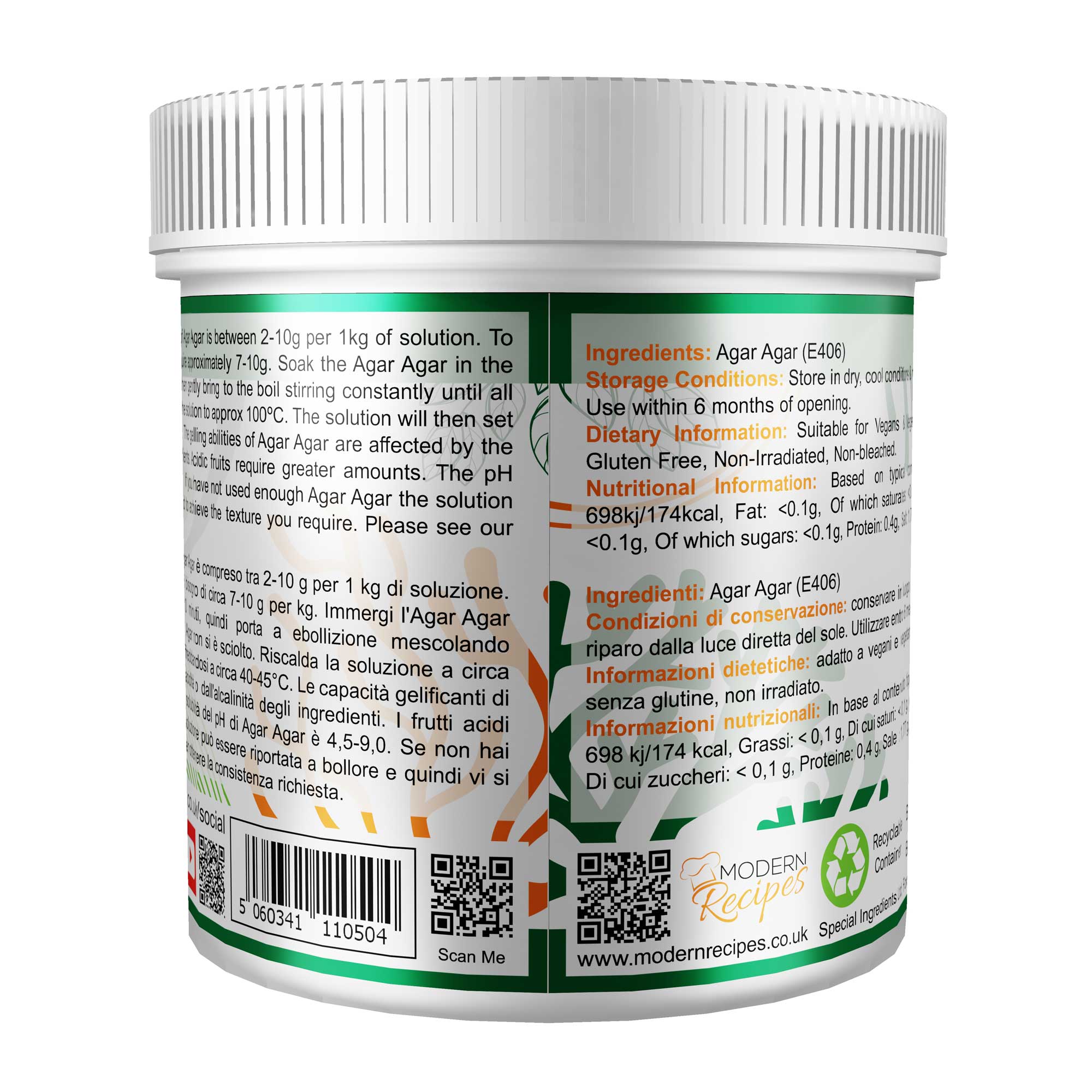 Agar Agar Powder 500g - Special Ingredients