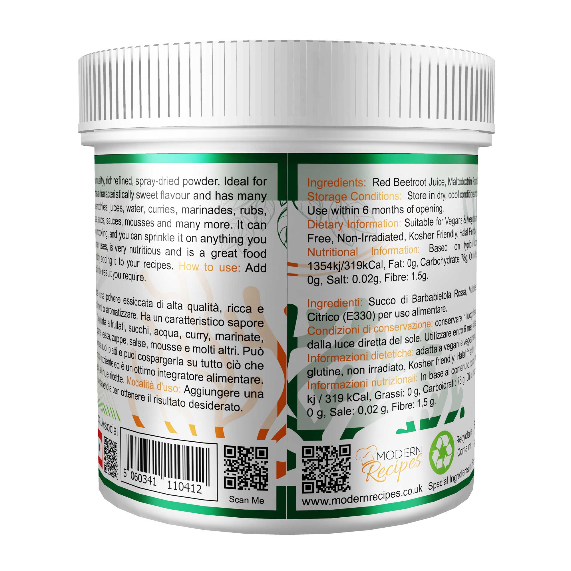 Beetroot Powder 500g - Special Ingredients