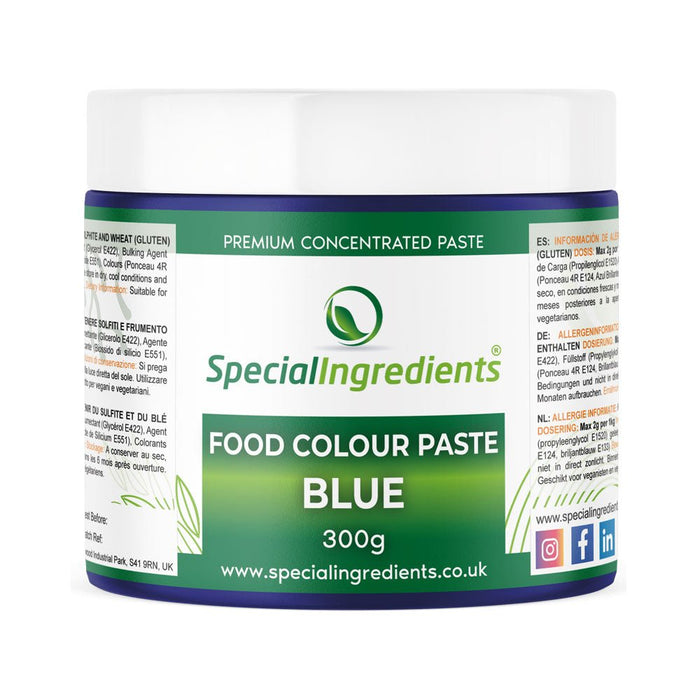 Blue Concentrated Food Colouring Paste 300g - Special Ingredients