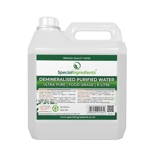 Demineralised Purified Water 500 Litre - Special Ingredients