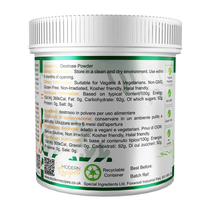 Dextrose Powder 25kg - Special Ingredients