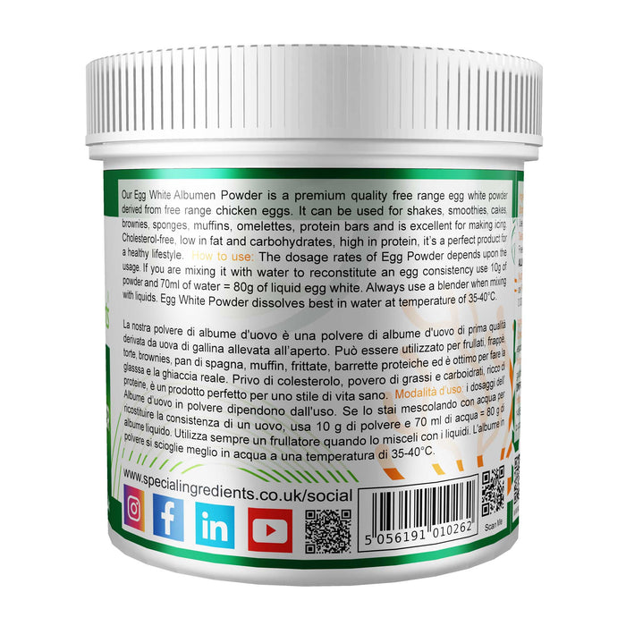 Egg White Albumen Powder 10kg - Special Ingredients