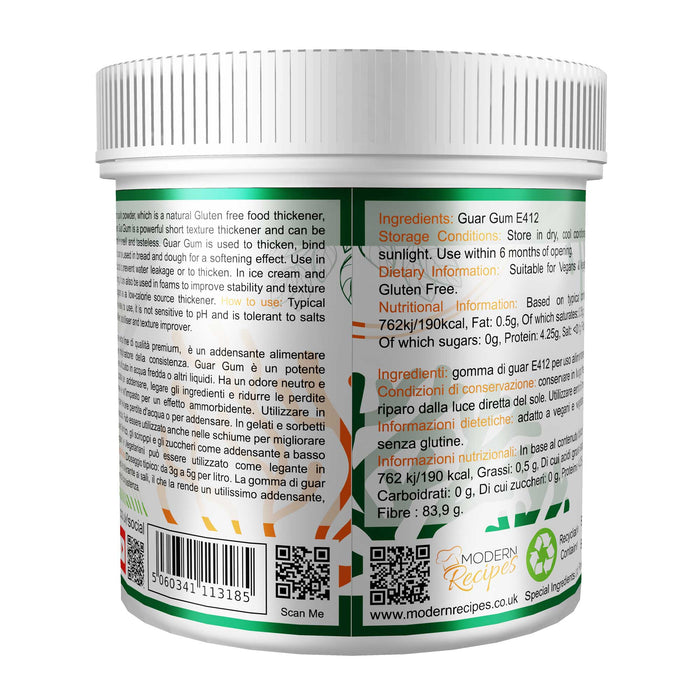 Guar Gum Powder 100g - Special Ingredients