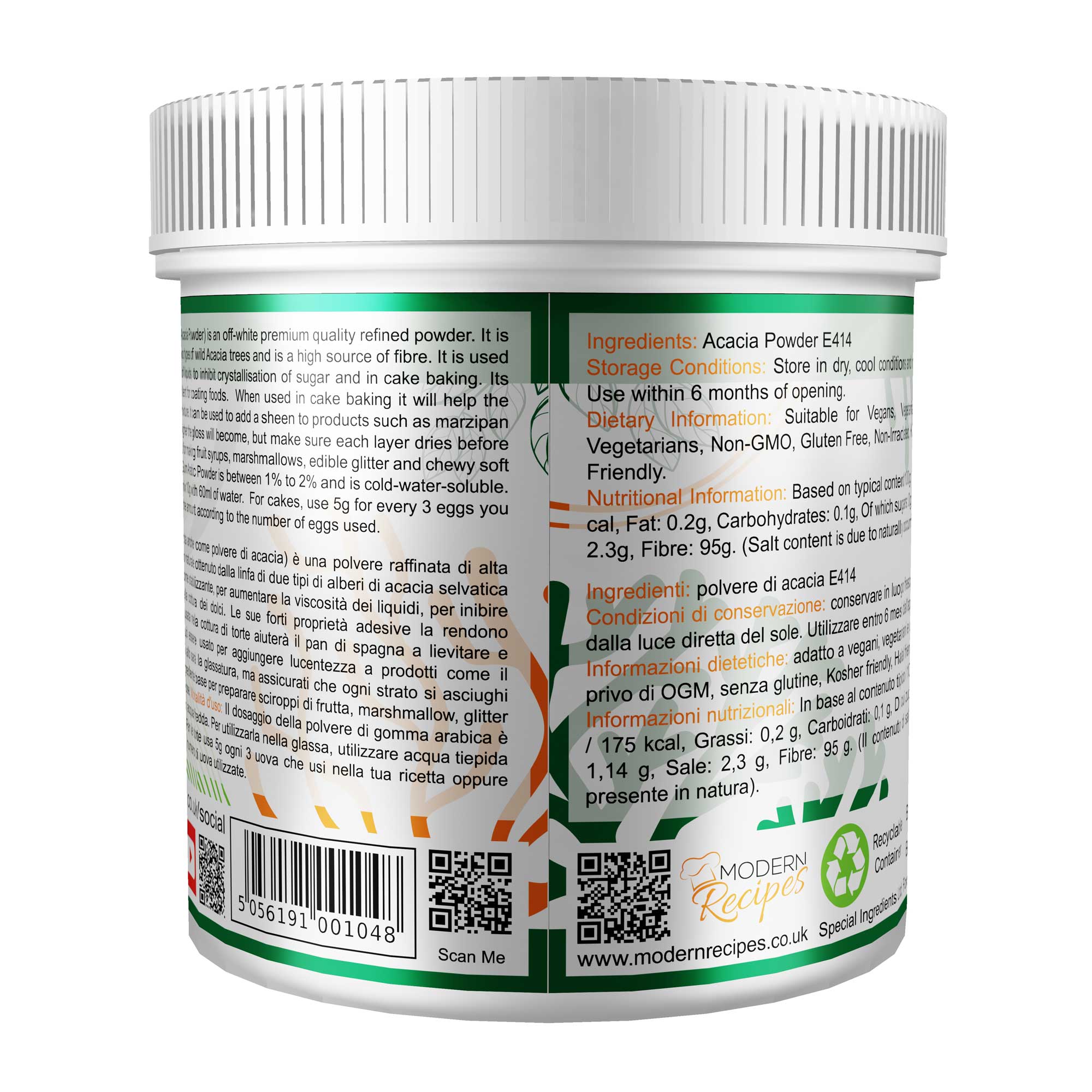 Gum Arabic Powder ( Acacia ) 100g - Special Ingredients