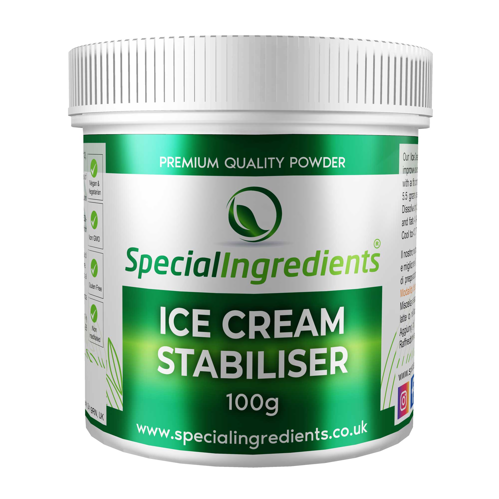 Ice Cream Stabiliser  100 G Of Ice Cream Stabiliser