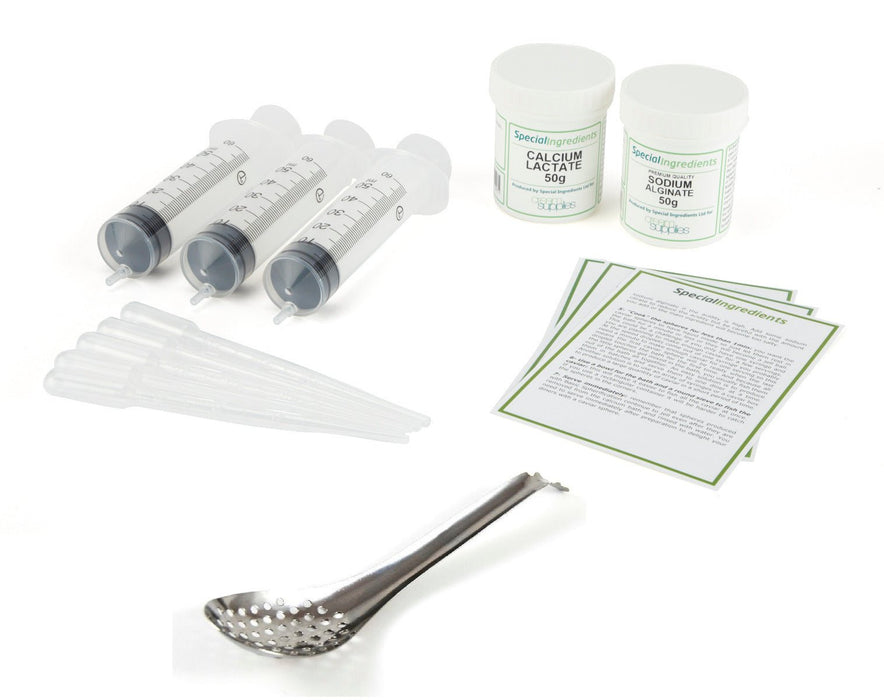 Molecular Gastronomy Spherification Kit With Molecular Spoon - Special Ingredients