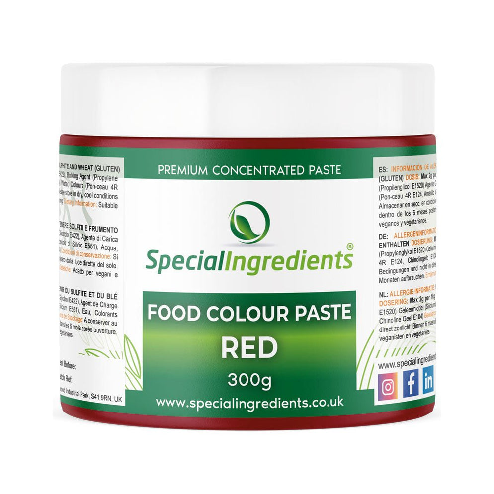 Red Food Colouring 300 G Of Red Food Colouring Paste