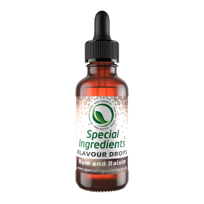 Rum and Raisin Food Flavouring Drop 500ml - Special Ingredients