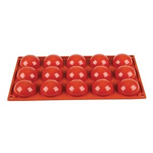 Silicone 15 Half Sphere Mould (17.4cm x 29.5cm) - Special Ingredients