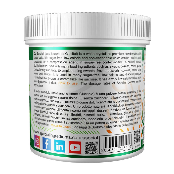 Sorbitol Powder ( Premium Quality ) 1kg - Special Ingredients