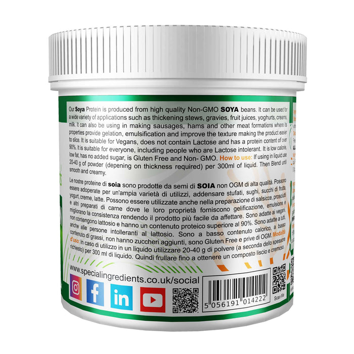 Soya Protein Isolate Powder 1kg - Special Ingredients