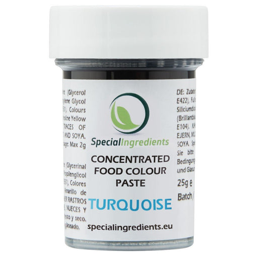 Turquoise Concentrated Food Colouring Paste 25g - Special Ingredients