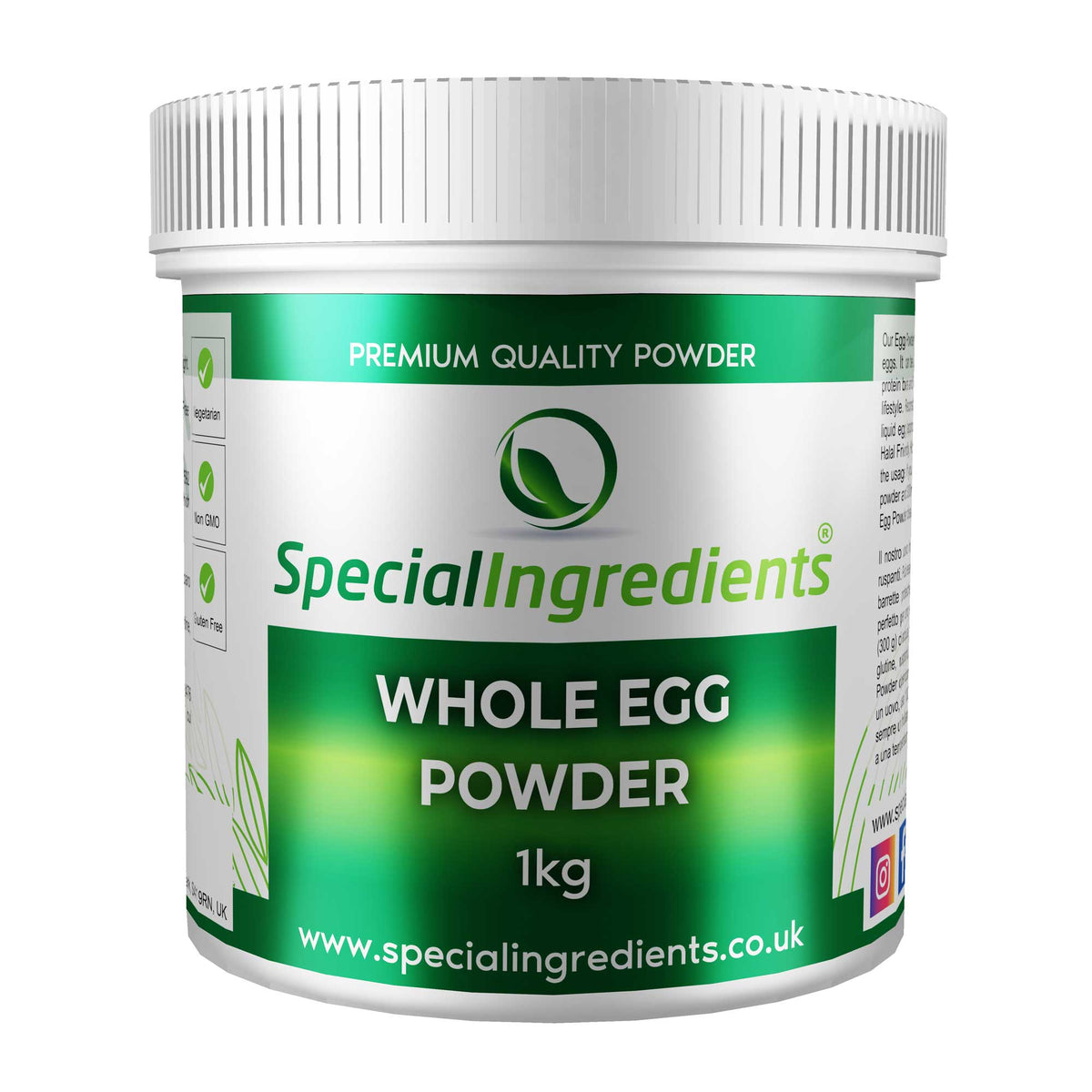 Whole Egg Powder Whole Egg Powder 1kg — Special Ingredients