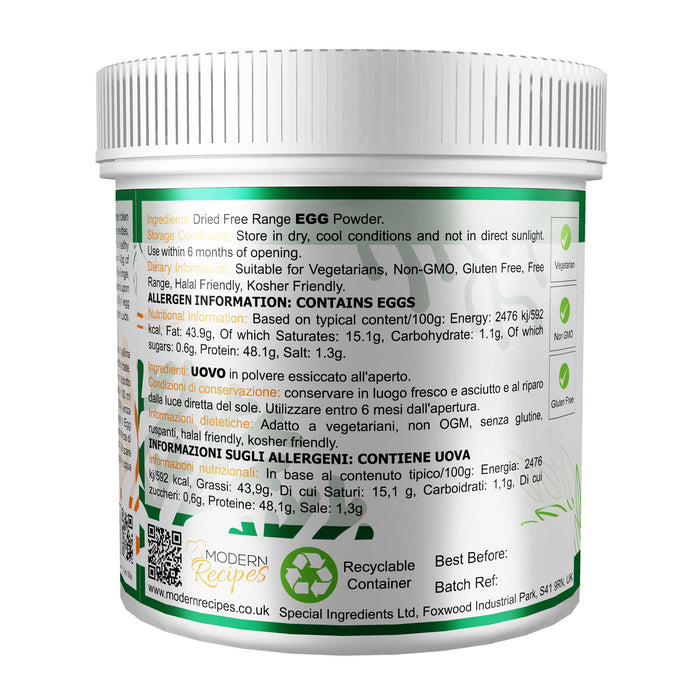 Whole Egg Powder 5kg - Special Ingredients