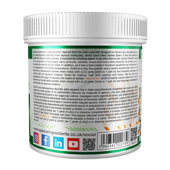 Zorbit (Tapioca Maltodextrin) 250g - Special Ingredients